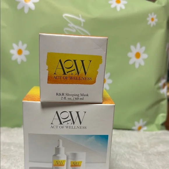ACT OF WELLNESS NWB FULL SIZE EXFOLIATING & MASK Skincare Set - Picture 3 of 6